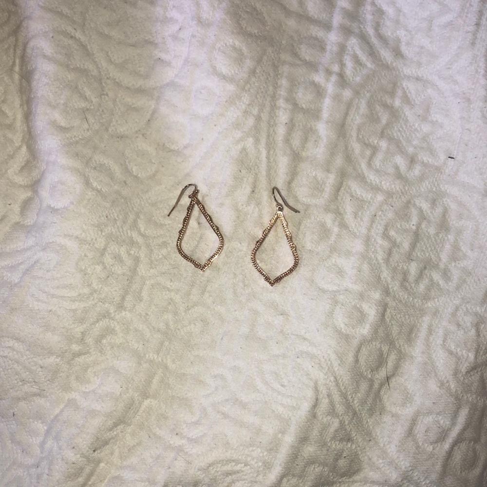 Kendra Scott Rose Gold Drop Earrings